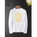 Versace Long Sleeve Cotton T Shirts For Men # 281775