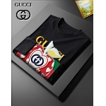 Gucci Long Sleeve Cotton T Shirts For Men # 281780, cheap Long Sleeved