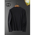 Gucci Long Sleeve Cotton T Shirts For Men # 281780, cheap Long Sleeved