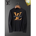 Louis Vuitton Long Sleeve Cotton T Shirts For Men # 281784