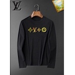 Louis Vuitton Long Sleeve Cotton T Shirts For Men # 281793, cheap Long Sleeved