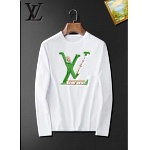 Louis Vuitton Long Sleeve Cotton T Shirts For Men # 281795, cheap Long Sleeved