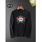 Gucci Long Sleeve Cotton T Shirts For Men # 281798, cheap Long Sleeved