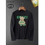 Gucci Long Sleeve Cotton T Shirts For Men # 281802, cheap Long Sleeved