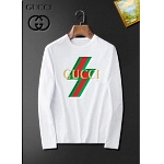 Gucci Long Sleeve Cotton T Shirts For Men # 281803, cheap Long Sleeved