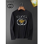 Gucci Long Sleeve Cotton T Shirts For Men # 281806, cheap Long Sleeved