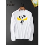 Fendi Long Sleeve Cotton T Shirts For Men # 281809, cheap For Men