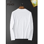 Fendi Long Sleeve Cotton T Shirts For Men # 281809, cheap For Men