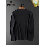 Fendi Long Sleeve Cotton T Shirts For Men # 281810, cheap For Men