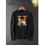 Hermes Long Sleeve Cotton T Shirts For Men # 281826, cheap Hermes T Shirts
