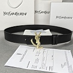 YSL 3.8cm Width Belts For Men # 282141, cheap YSL Belts