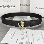 YSL 3.8cm Width Belts For Men # 282148, cheap YSL Belts