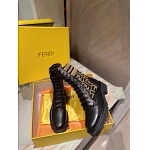 Fendi Calfskin Stretch Fabric Rockoko Biker Boots Tobacco Black Marino For Women # 282779, cheap Fendi Boots