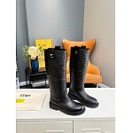 Fendi Calfskin Logo Embossed Boots For Women # 282781