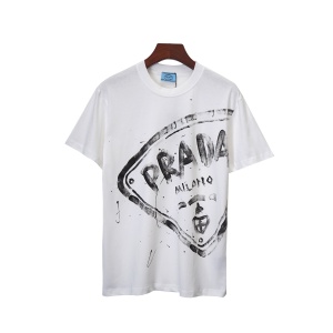 $27.00,Prada Short Sleeve T shirts For Men # 283440