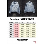 Balenciaga Jeans Jackets Unisex # 283195, cheap Balenciaga Jackets