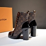 Louis Vuitton 9.5cm Heel Boots For Women # 283890, cheap Louis Vuitton Boots