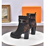 Louis Vuitton 9.5cm Heel Boots For Women # 283891, cheap Louis Vuitton Boots