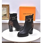 Louis Vuitton 9.5cm Heel Boots For Women # 283891, cheap Louis Vuitton Boots