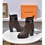 Louis Vuitton 9.5cm Heel Boots For Women # 283893, cheap Louis Vuitton Boots