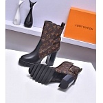 Louis Vuitton 9.5cm Heel Boots For Women # 283896, cheap Louis Vuitton Boots