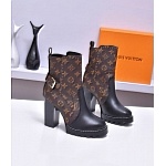 Louis Vuitton 9.5cm Heel Boots For Women # 283896, cheap Louis Vuitton Boots