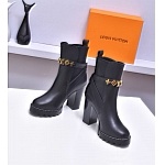 Louis Vuitton 9.5cm Heel Boots For Women # 283904, cheap Louis Vuitton Boots