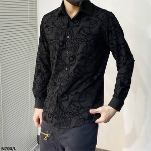 $65.00,Versace Long Sleeve Shirts For Men # 284668