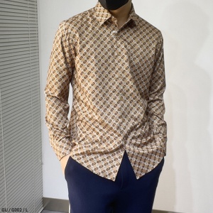 $65.00,Gucci Long Sleeve Shirts For Men # 284696