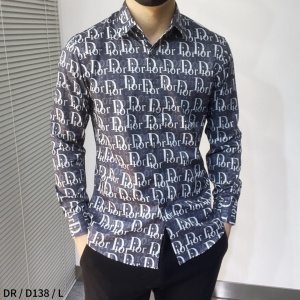 $65.00,Dior Long Sleeve Shirts For Men # 284699