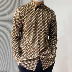 $65.00,Fendi Long Sleeve Shirts For Men # 284712