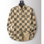 Louis Vuitton Long Sleeve Shirts For Men # 284261