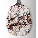 Louis Vuitton Long Sleeve Shirts For Men # 284291