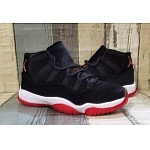 Air Jordan 11 Velvet Black And Red Sneaker Unisex # 284340, cheap Jordan11