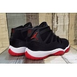 Air Jordan 11 Velvet Black And Red Sneaker Unisex # 284340, cheap Jordan11