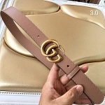 Gucci 3.0cm Width Belts  # 284905, cheap Gucci Belts