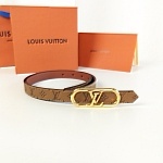Louis Vuitton 2.0cm Width Belts  # 285143, cheap LouisVuitton Belts