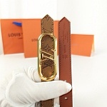 Louis Vuitton 2.0cm Width Belts  # 285143, cheap LouisVuitton Belts