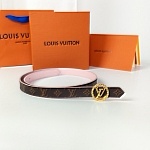 Louis Vuitton 2.0cm Width Belts  # 285146, cheap LouisVuitton Belts