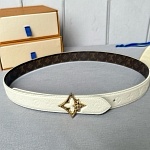Louis Vuitton 3.0cm Width Belts  # 285164, cheap LouisVuitton Belts