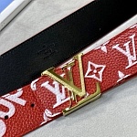 Louis Vuitton 4.0cm Width Belts  # 285227, cheap LouisVuitton Belts