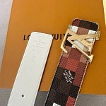 Louis Vuitton 4.0cm Width Belts  # 285241, cheap LouisVuitton Belts