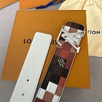 Louis Vuitton 4.0cm Width Belts  # 285243, cheap LouisVuitton Belts