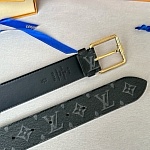 Louis Vuitton 4.0cm Width Belts  # 285245, cheap LouisVuitton Belts