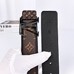 Louis Vuitton 4.0cm Width Belts  # 285255, cheap LouisVuitton Belts