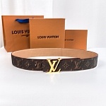 Louis Vuitton 4.0cm Width Belts  # 285269, cheap LouisVuitton Belts