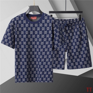 $55.00,Gucci Short Sleeve T shirts&Short Set For Men # 285840