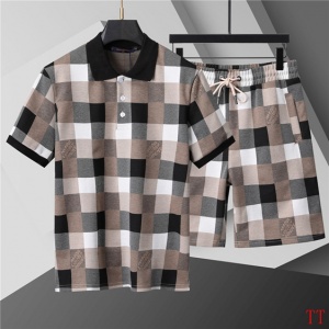 $55.00,Louis Vuitton Short Sleeve T shirts&Short Set For Men # 285845