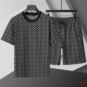 $55.00,Louis Vuitton Short Sleeve T shirts&Short Set For Men # 285850