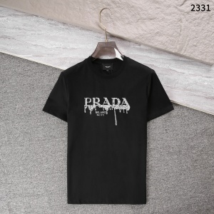 $27.00,Prada Short Sleeve T Shirts For Men # 287825